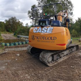 Crom Allt Bridge Construction, Sept 2019